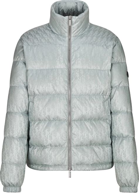 silver dior puffer jacket|christian Dior puffer jacket.